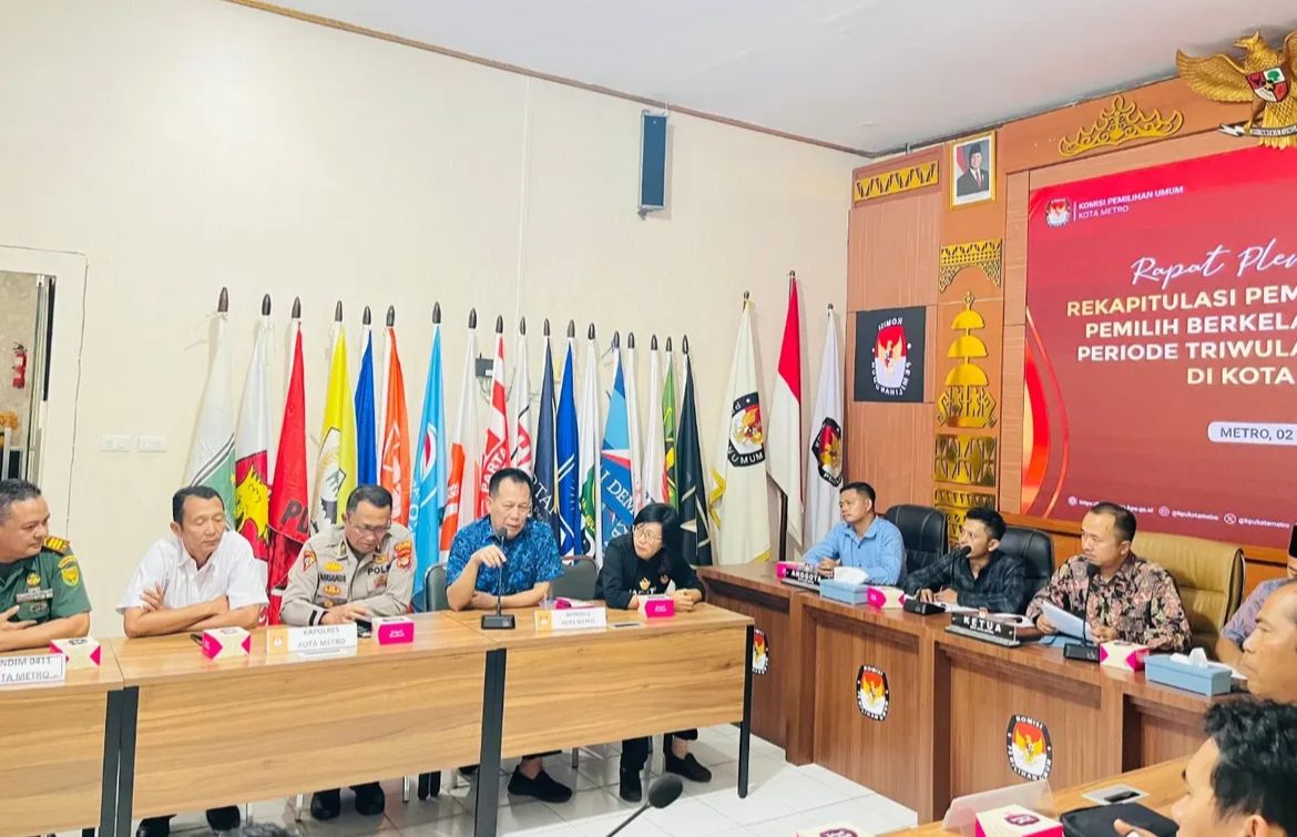 Rapat Pleno Rekapitulasi Pemutahiran Data Pemilih Berkelanjutan Triwulan II
