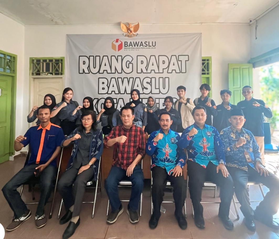Perkuat Pengetahuan Pengawasan Pemilu Fakultas Ilmu Sosial dan Ilmu Politik Dharma Wacana Metro Studi Ke Bawaslu Kota Metro