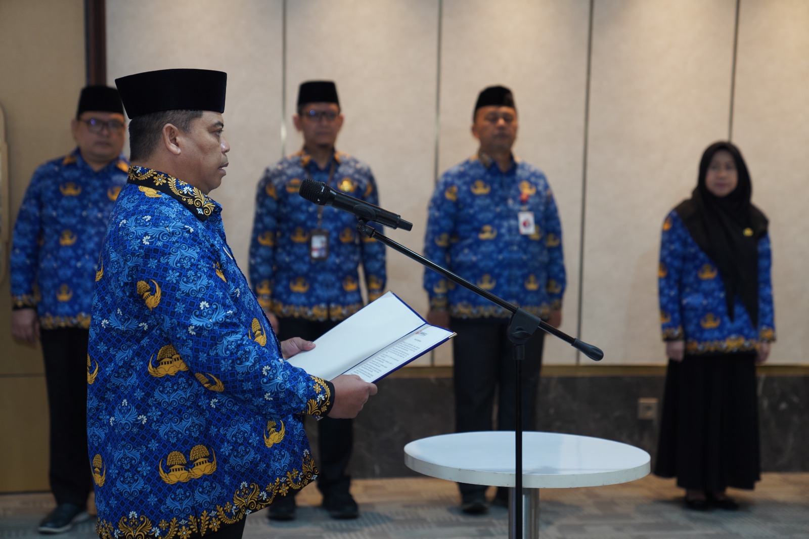Pengukuhan dan pengambilan sumpah delapan jabatan pimpinan tinggi (JPT)