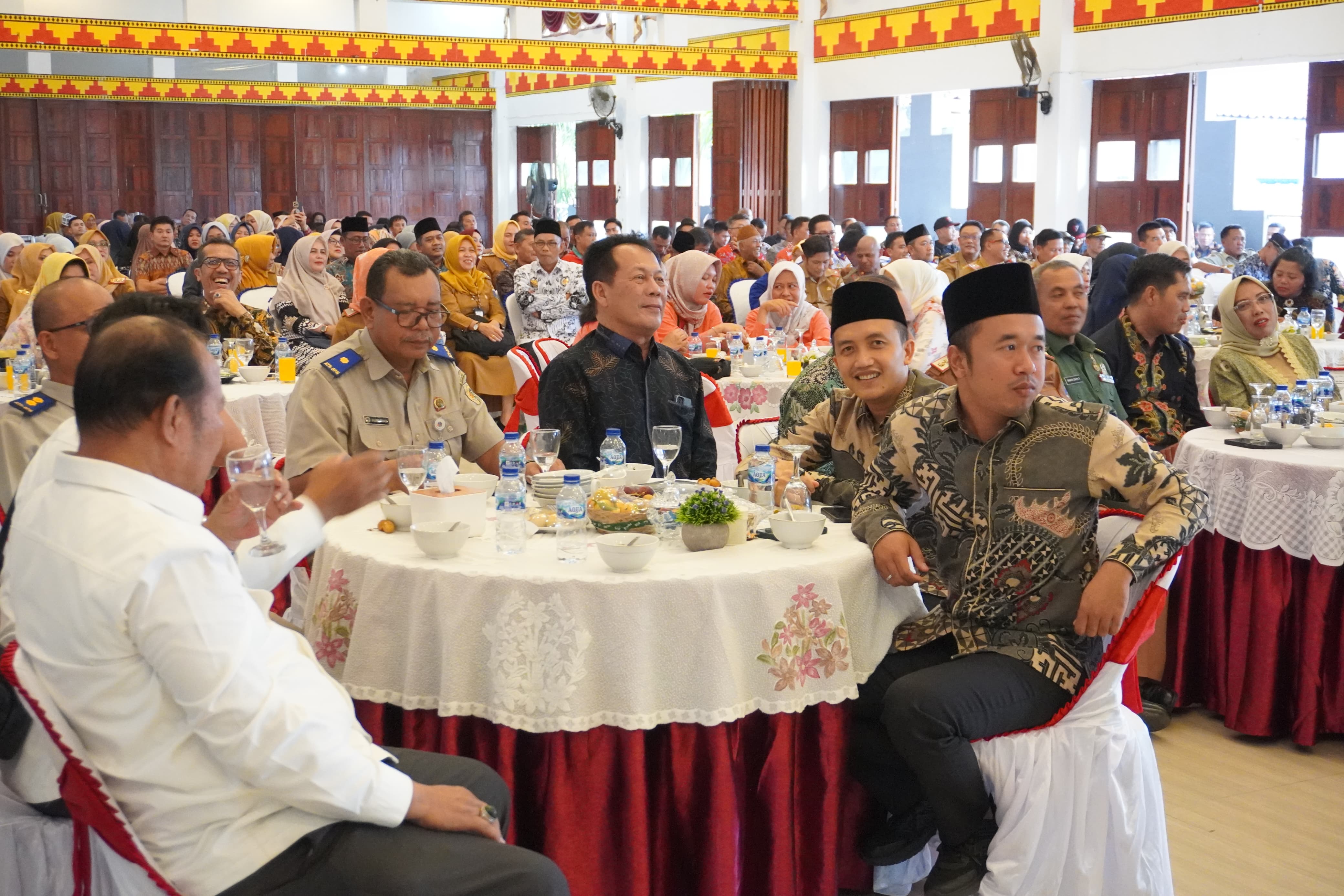Foto saat acara pisah sambut Kapolres Metro