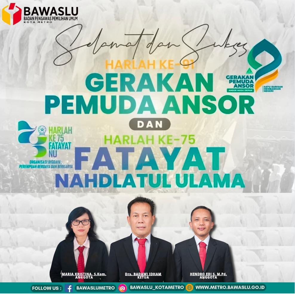 Selamat dan Sukses Harlah GP Ansor dan Fatayat NU ke-75