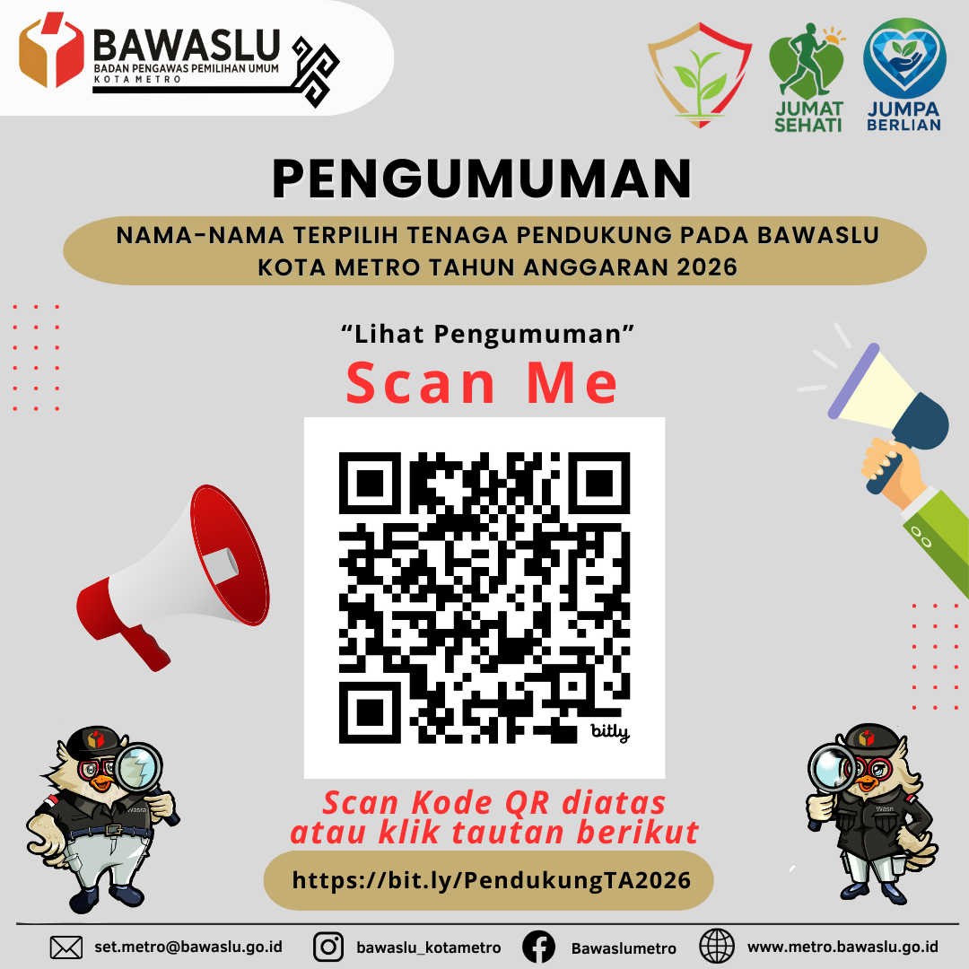 Pengumuman Tenaga Pendukung Terpilih
