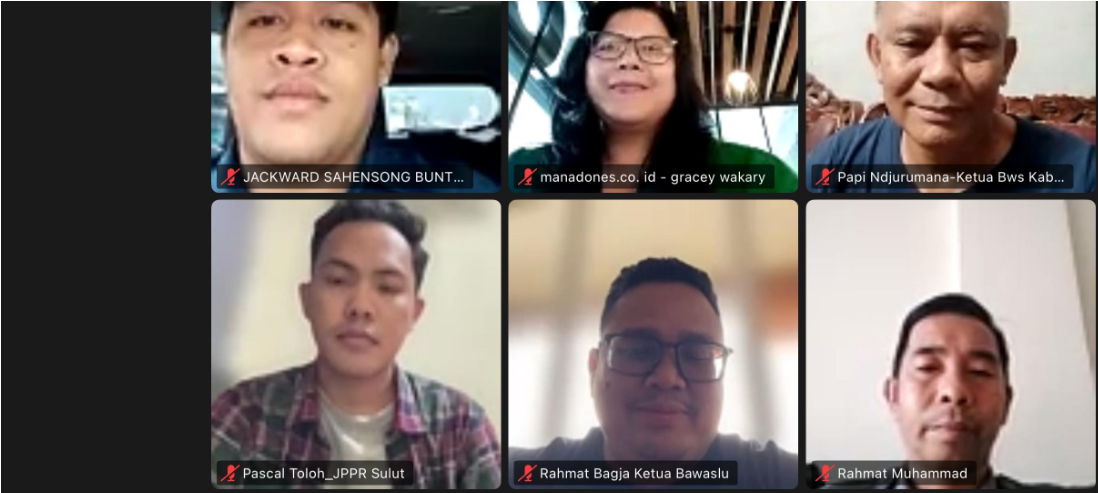 Ketua Bawaslu Rahmat Bagja dalam diskusi publik bertajuk Penguatan Demokrasi di Masa Non-Tahapan Pemilu yang digelar via Zoom Meeting, Kamis (29/1/2026).