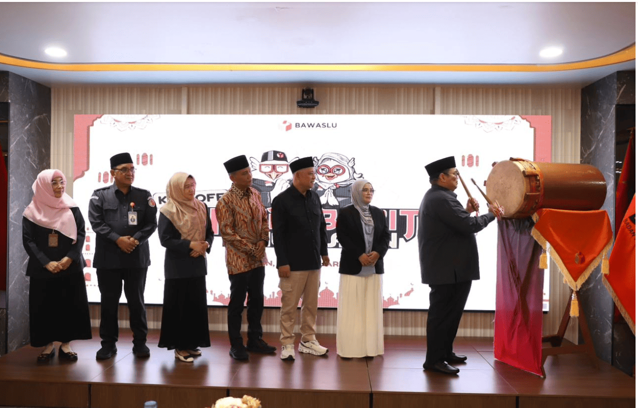 Pembukaan Ngabuburit Pengawasan: Penguatan Spirit Kelembagaan Bawaslu tahun 2026 di Gedung Bawaslu, Jakarta (23/2/2026).