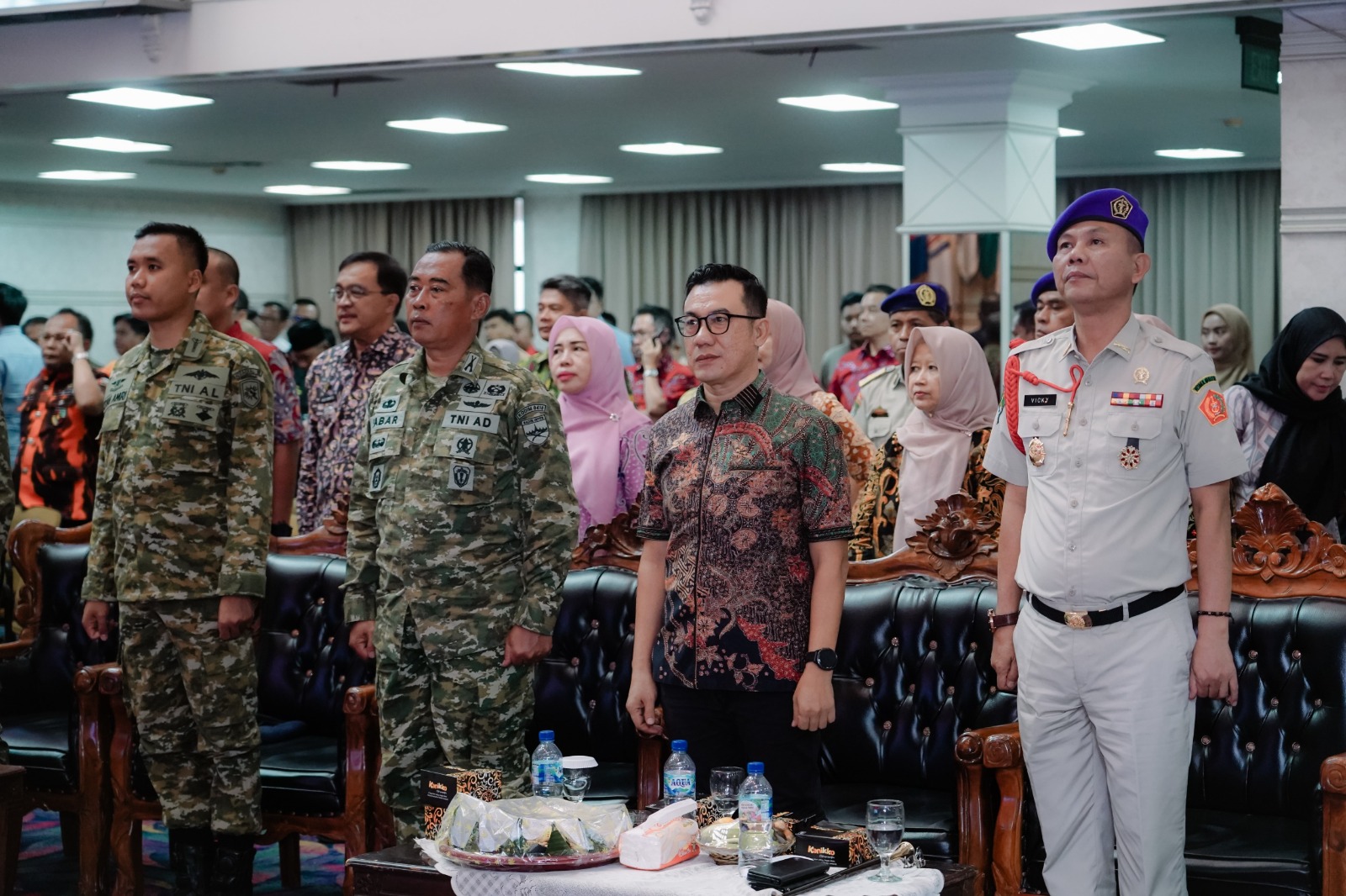 Anggota Badan Pengawas Pemilihan Umum (Bawaslu) Provinsi Lampung, Tamri, menghadiri Pelantikan Pengurus Jaringan Media Siber Indonesia (JMSI) Provinsi Lampung Periode 2025-2030 yang diselenggarakan di Balai Keratun Lantai 3 Kantor Gubernur Lampung, Jumat (10/4).