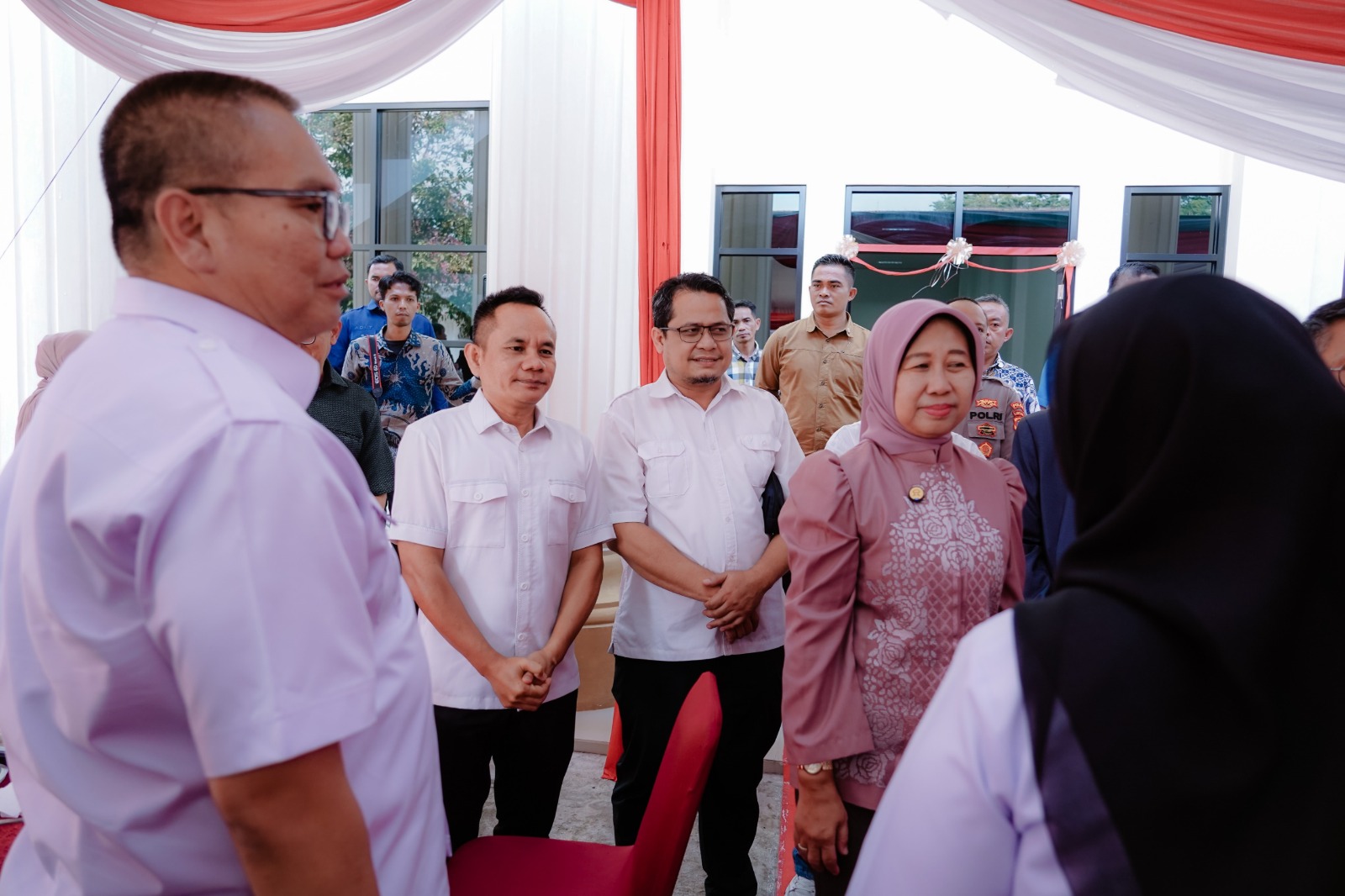 Ketua Bawaslu Provinsi Lampung, Iskardo P. Panggar, menghadiri peresmian Gedung Laboratorium Hukum Fakultas Hukum Universitas Lampung, bertempat di Universitas Lampung, Pada Rabu (22/4).