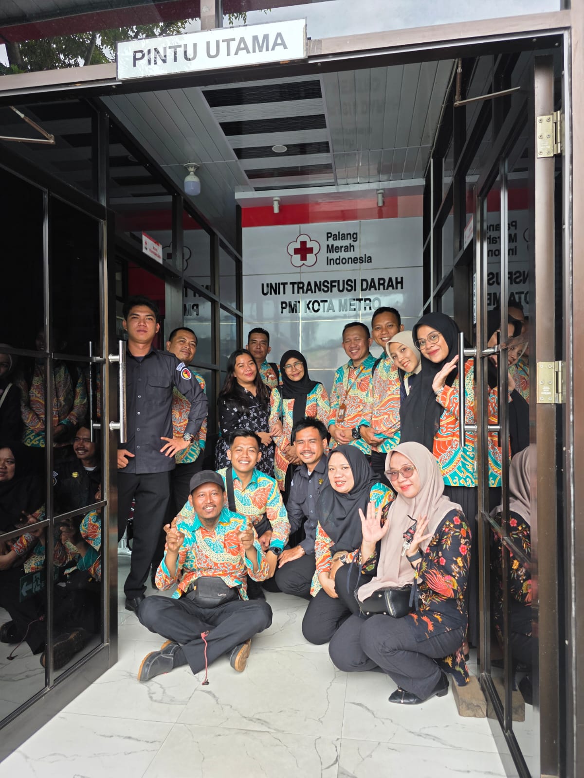 Foto saat giat donor darah HUT Bawaslu ke-18 pada Kamis (09/04).