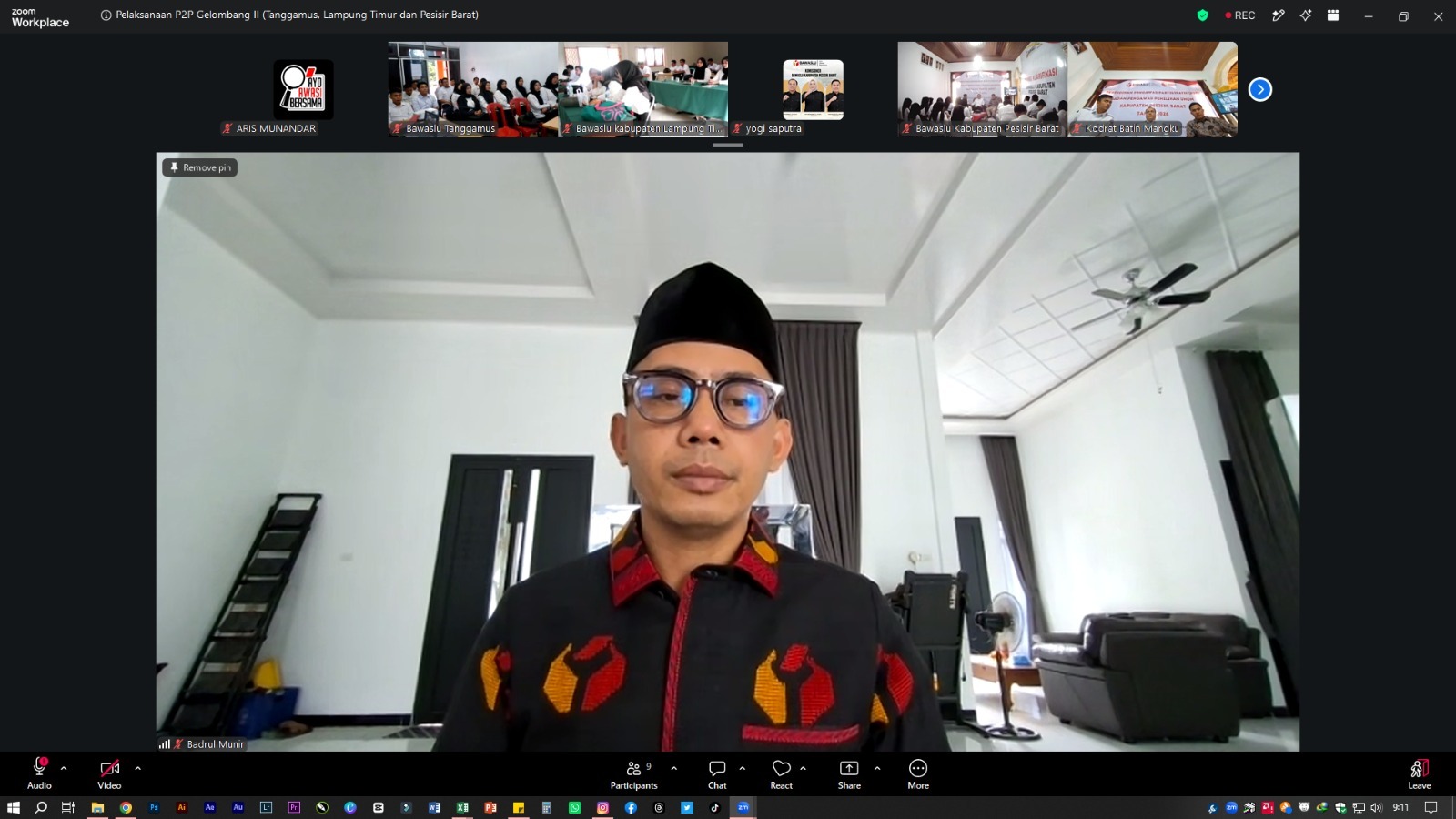 Badan Pengawas Pemilihan Umum (Bawaslu) Provinsi Lampung kembali memperkuat upaya peningkatan partisipasi masyarakat dalam pengawasan demokrasi melalui pembukaan Pendidikan Pengawas Partisipatif (P2P) Tahun 2026 di Kabupaten Pesisir Barat, Tanggamus, dan Lampung Timur, Rabu (8/7).