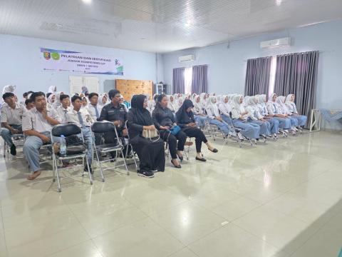 Foto saat giat di SMK Negeri 1 Kota Metro