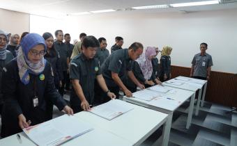 Pencanangan Pembangunan Zona Integritas Inspektorat Utama menuju WBK/WBBM