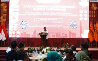 Anggota Bawaslu Puadi saat memberikan arahan