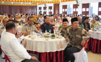 Foto saat acara pisah sambut Kapolres Metro
