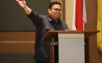 Foto Ketua Bawaslu RI saat memberikan sambutan 