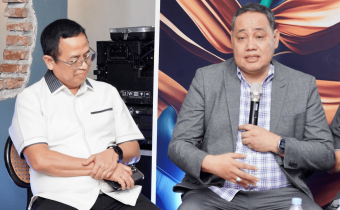 Anggota Bawaslu Herwyn JH Malonda (kanan) dalam diskusi Peran Strategis Bawaslu dalam Memperkuat Demokrasi Elektoral di Jakarta, Rabu (14/1/2026)