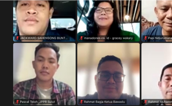 Ketua Bawaslu Rahmat Bagja dalam diskusi publik bertajuk Penguatan Demokrasi di Masa Non-Tahapan Pemilu yang digelar via Zoom Meeting, Kamis (29/1/2026).