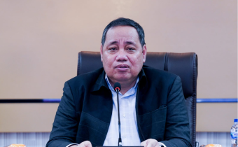Anggota Bawaslu Herwyn JH Malonda memberikan arahan dalam Rapat Pembahasan Desain Kelembagaan Bawaslu sebagai Masukan RUU Pemilu di Ruang Rapat Bawaslu Lantai 5, Rabu (4/2/2026). Foto: Pemberitaan dan Publikasi Bawaslu RI