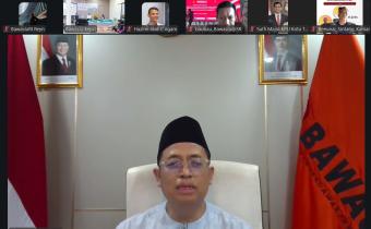 Anggota Bawaslu Puadi saat menjadi narasumber pada Ngabuburit Pengawasan Bawaslu Kepulauan Riau, Jumat (6/3/2026).