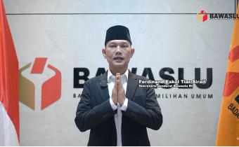 Sekertaris Jenderal Bawaslu Ferdinand Eskol Tiar Sirait