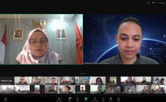 Anggota Bawaslu Provinsi Lampung, Hamid Badrul Munir, mengikuti kegiatan Persiapan Pelaksanaan Pendidikan Pengawas Partisipatif (P2P) dan Optimalisasi Data Kedivisian Triwulan I Tahun 2026 yang diselenggarakan oleh Bawaslu RI secara daring melalui Zoom Meeting, Selasa (7/4). 