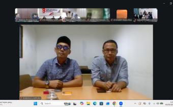 Anggota Bawaslu Provinsi Lampung, Hamid Badrul Munir dan Ahmad Qohar, menghadiri Rapat Koordinasi dan Training of Fasilitator Pendidikan Pengawas Partisipatif (P2P) yang diselenggarakan oleh Bawaslu RI secara daring melalui Zoom Meeting pada Selasa (05/05).