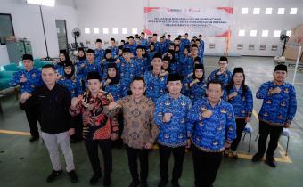 47 CPNS Bawaslu Di Provinsi Lampung Resmi Dilantik Menjadi PNS dikantor Bawaslu Provinsi Lampung pada selasa (19/05)