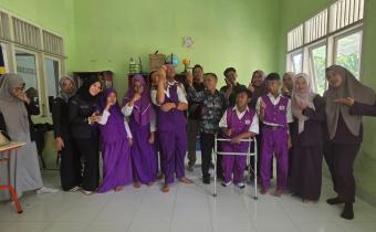 Foto saat giat di SLB Insan Madani pada Selasa (26/05).