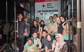 Foto saat giat donor darah HUT Bawaslu ke-18 pada Kamis (09/04).