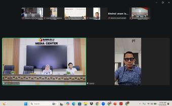 Badan Pengawas Pemilihan Umum (Bawaslu) Provinsi Lampung menggelar Rapat Persiapan Kegiatan Pendidikan Pengawas Partisipatif (P2P) Tahun 2026 di Provinsi Lampung bersama Bawaslu Kabupaten/Kota se-Provinsi Lampung (10/6)