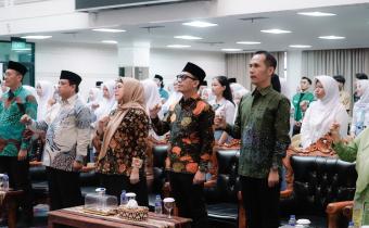 Anggota Bawaslu Provinsi Lampung, Hamid Badrul Munir, menghadiri Rapat Pimpinan Nasional (RAPIMNAS) Pimpinan Pusat Ikatan Pelajar Putri Nahdlatul Ulama (PP IPPNU) Tahun 2026 yang mengusung tema “Simply Great, Sustainably Brave” di Balai Keratun Provinsi Lampung, Sabtu (13/06).