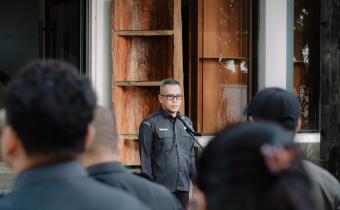 Badan Pengawas Pemilihan Umum (Bawaslu) Provinsi Lampung melaksanakan apel pagi yang berlangsung di halaman Kantor Bawaslu Provinsi Lampung pada Senin (15/06). 