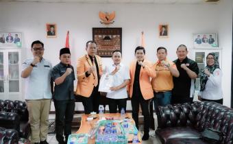 Badan Pengawas Pemilihan Umum (Bawaslu) Provinsi Lampung menerima audiensi Dewan Pimpinan Daerah (DPD) Partai Hati Nurani Rakyat (Hanura) Provinsi Lampung di Kantor Bawaslu Provinsi Lampung, Rabu (24/6).