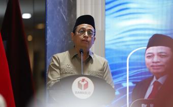 Anggota Bawaslu Puadi saat membuka FGD di Jakarta, Kamis (9/7/2026).