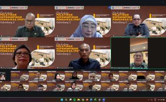 Ketua Bawaslu Rahmat Bagja saat membuka PKP Gelombang II Tahun 2026 secara daring di Jakarta, Senin (13/7/2026).