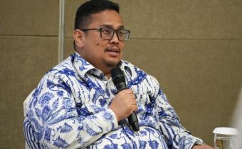 Ketua Bawaslu Rahmat Bagja dalam FGD bertema Memperkuat Representasi Perempuan dalam Revisi Undang-Undang Pemilu yang diselenggarakan KemenPPPA, di Jakarta, Kamis (20/8/2026).
